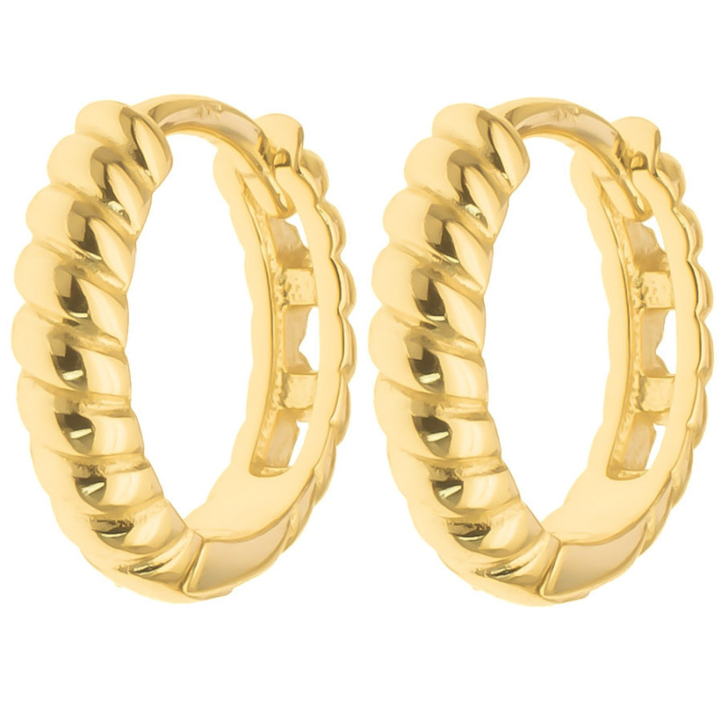 Aranyozott ezüst karika fülbevaló - kicsi karikák, átmérője 13 mm | Argento-ekszer.hu Aranyozott ezüst karika fülbevaló - kicsi karikák, átmérője 13 mm | Argento-ekszer.hu