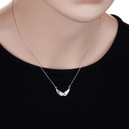 Ezüst nyaklánc - angyalszárny, hossza 43 - 46 cm | Argento-ekszer.hu