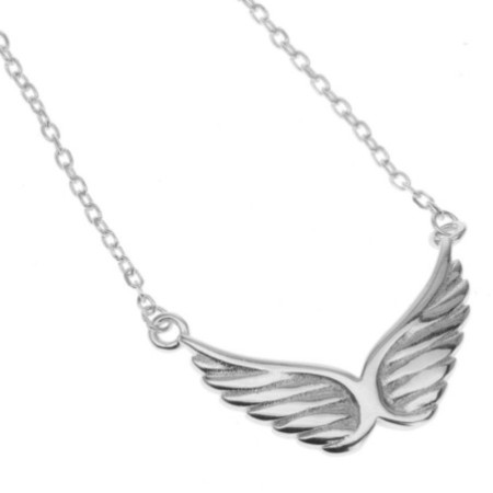 Ezüst nyaklánc - angyalszárny, hossza 43 - 46 cm | Argento-ekszer.hu