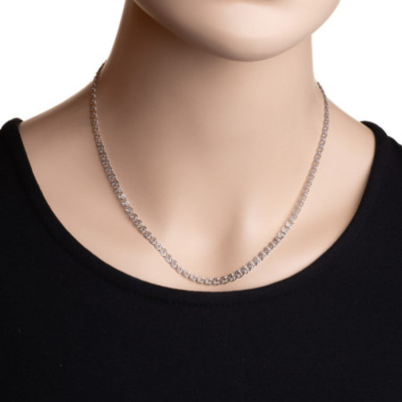 Ezüst lánc - Love minta, szélessége 4 mm | Argento-ekszer.hu