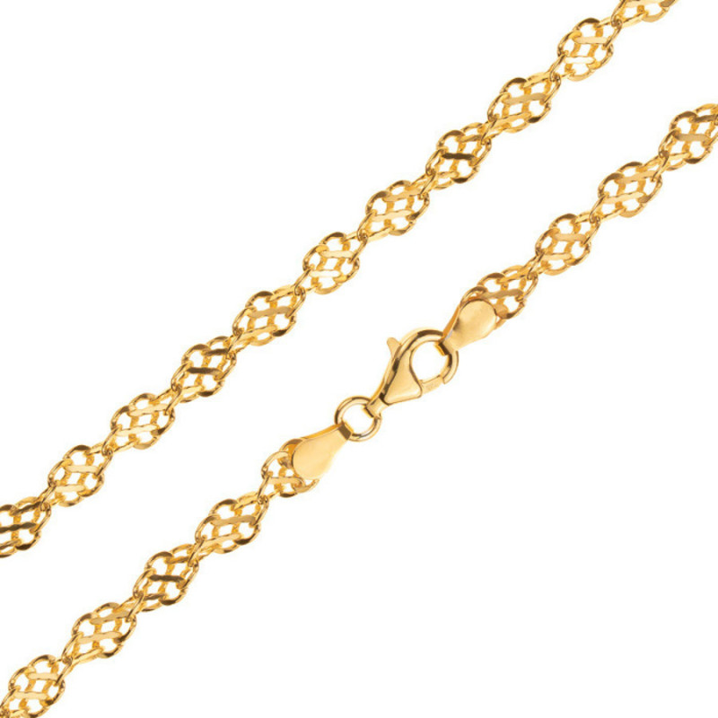 Aranyozott ezüst lánc - vastagsága 5 mm | Argento-ekszer.hu Aranyozott ezüst lánc - vastagsága 5 mm | Argento-ekszer.hu