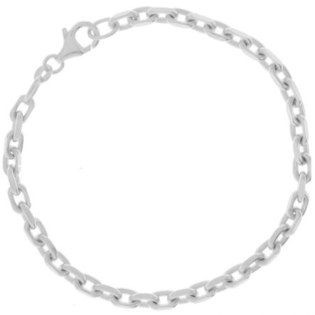 Ezüst karkötő - Rolo minta, vastagsága 5 mm | Argento-ekszer.hu