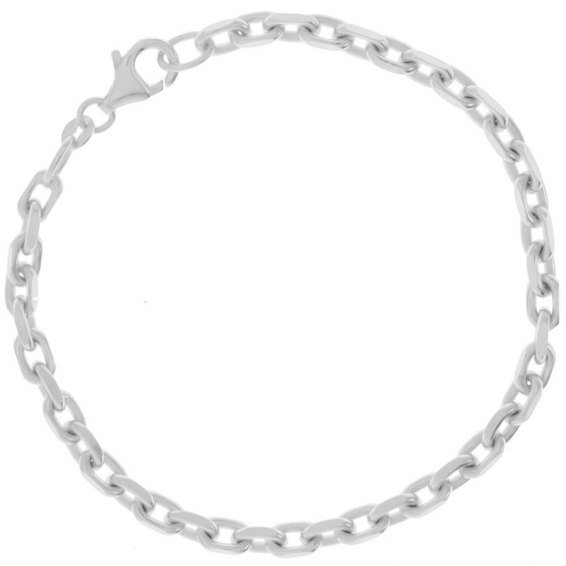 Ezüst karkötő - Rolo minta, vastagsága 5 mm | Argento-ekszer.hu