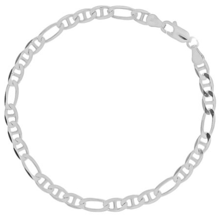 Ezüst karkötő - Figaruchi minta, szélessége 5 mm | Argento-ekszer.hu