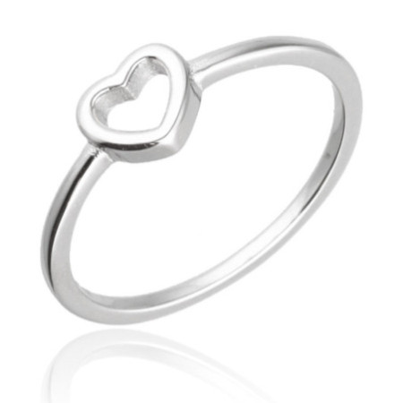 Ezüst gyűrű - szív | Argento-ekszer.hu