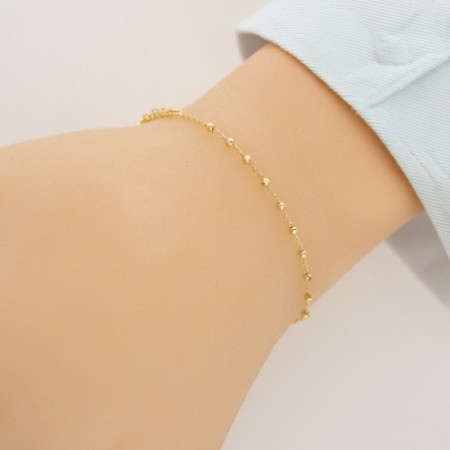 Ezüst karkötő rózsafüzér - 1 tized, kereszt, Csodás érem, hossza 17 - 20 cm | Argento-ekszer.hu