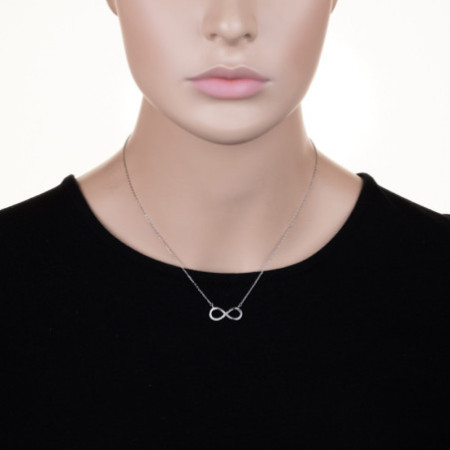 Ezüst nyaklánc - végtelen, hossza 43 - 46 cm | Argento-ekszer.hu