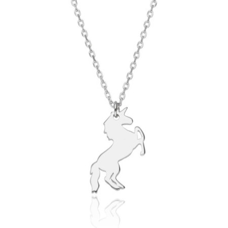 Ezüst nyaklánc - egyszarvú, hossza 43 - 46 cm | Argento-ekszer.hu