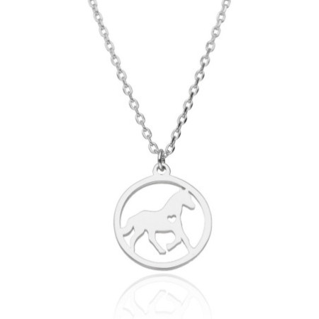 Ezüst nyaklánc - ló, hossza 43 - 46 cm | Argento-ekszer.hu