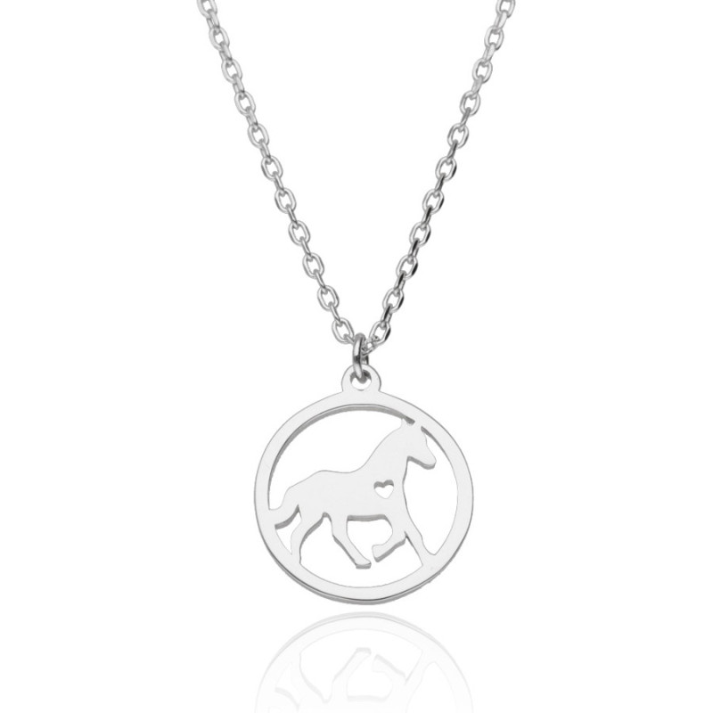 Ezüst nyaklánc - ló, hossza 43 - 46 cm | Argento-ekszer.hu Ezüst nyaklánc - ló, hossza 43 - 46 cm | Argento-ekszer.hu