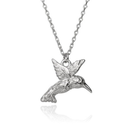 Ezüst nyaklánc - kolibri, hossza 43 - 46 cm | Argento-ekszer.hu
