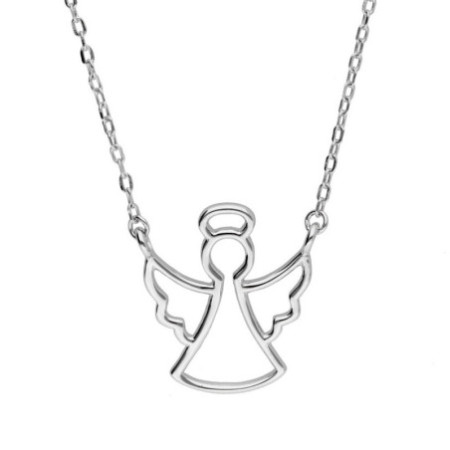Ezüst nyaklánc - angyal, hossza 43 - 46 cm | Argento-ekszer.hu
