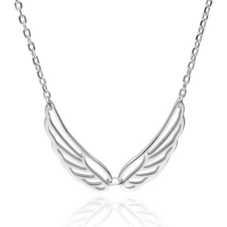 Ezüst nyaklánc - angyalszárny, hossza 43 - 46 cm | Argento-ekszer.hu