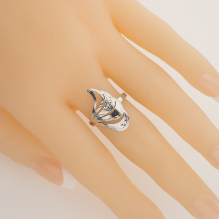 Ezüst gyűrű - kézi gravírozással | Argento-ekszer.hu