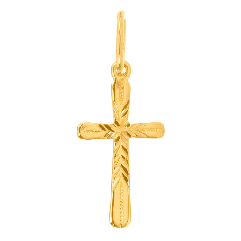 Aranyozott ezüst medál - kereszt, kézi gravírozással | Argento-ekszer.hu Aranyozott ezüst medál - kereszt, kézi gravírozással | Argento-ekszer.hu