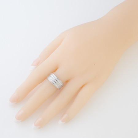 Ezüst gyűrű - átlátszó kerek cirkóniák | Argento-ekszer.hu