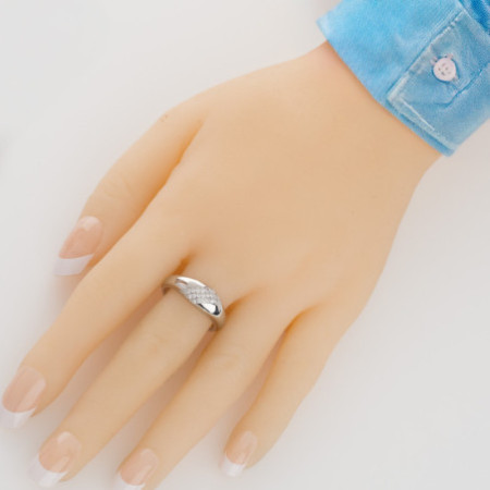 Ezüst gyűrű - átlátszó kerek cirkóniák | Argento-ekszer.hu