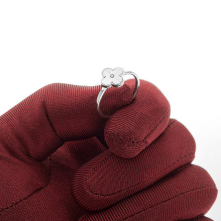 Ezüst gyűrű - négylevelű lóhere | Argento-ekszer.hu