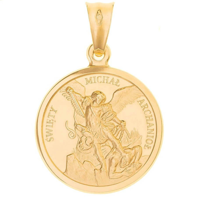 Arany medál - szent Mihály arkangyal | Argento-ekszer.hu