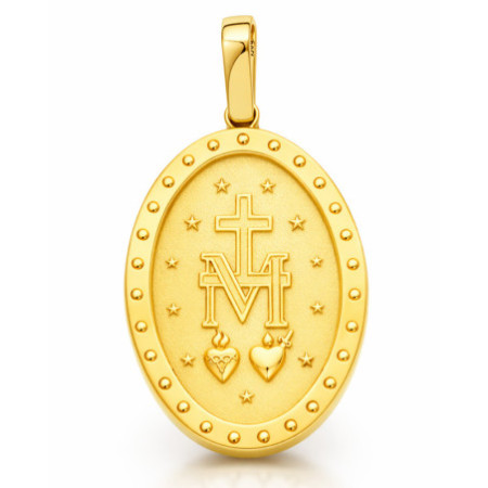 Arany medál Csodás érem - átlátszó kerek cirkóniák | Argento-ekszer.hu