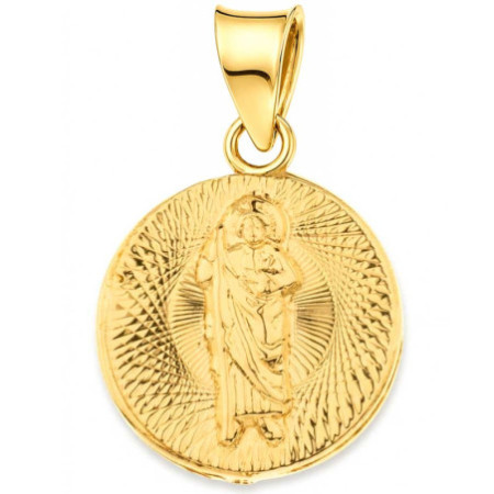 Arany medál - Guadalupei Szűz Mária, Szent Júdás Tádé | Argento-ekszer.hu