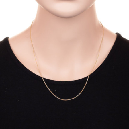 Arany lánc - rókafarok minta, szélessége 1 mm | Argento-ekszer.hu