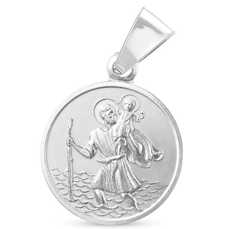 Ezüst medál - szent Kristóf | Argento-ekszer.hu