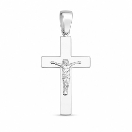 Ezüst medál - kereszt Jézussal | Argento-ekszer.hu