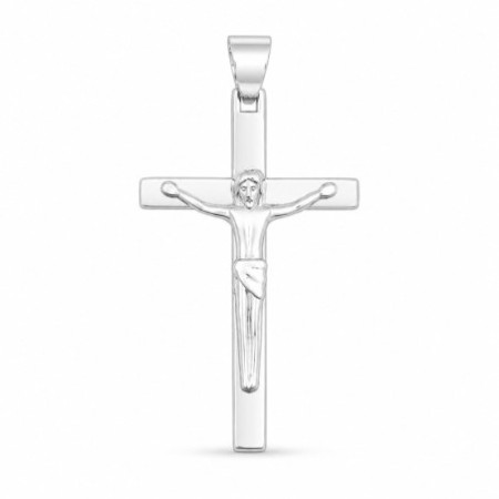 Ezüst medál - kereszt Jézussal | Argento-ekszer.hu