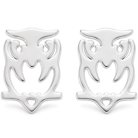 Ezüst fülbevaló - bagoly | Argento-ekszer.hu