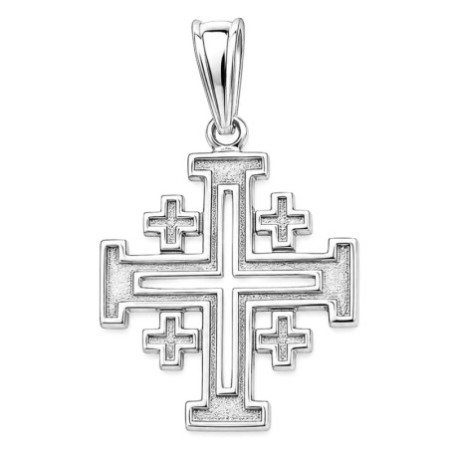 Ezüst medál - Jeruzsálemi kereszt | Argento-ekszer.hu