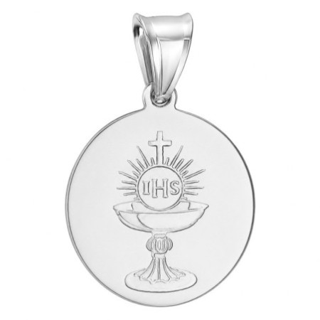 Ezüst medál - első szentáldozás emléke | Argento-ekszer.hu