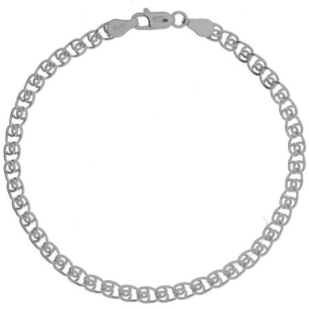 Ezüst karkötő - Love minta, szélessége 4 mm | Argento-ekszer.hu