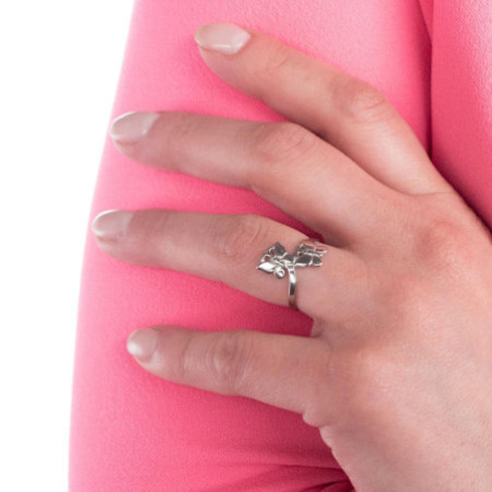 Ezüst gyűrű - pillangó | Argento-ekszer.hu