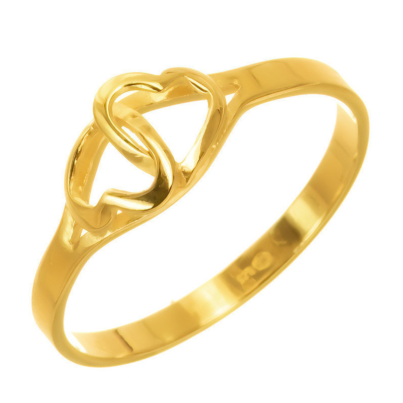 Aranyozott ezüst gyűrű - szív | Argento-ekszer.hu Aranyozott ezüst gyűrű - szív | Argento-ekszer.hu