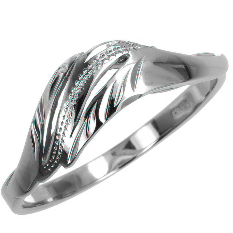 Ezüst gyűrű - kézi gravírozással | Argento-ekszer.hu