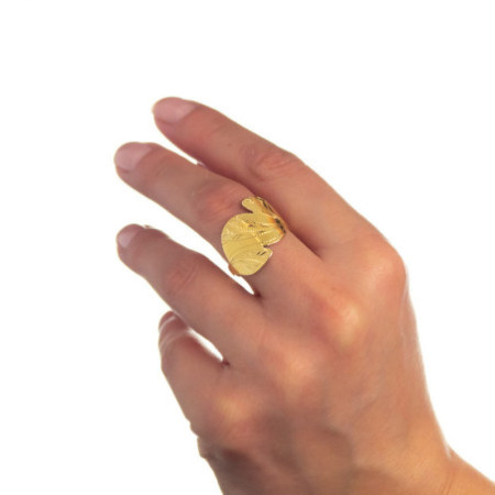 Aranyozott ezüst gyűrű | Argento-ekszer.hu