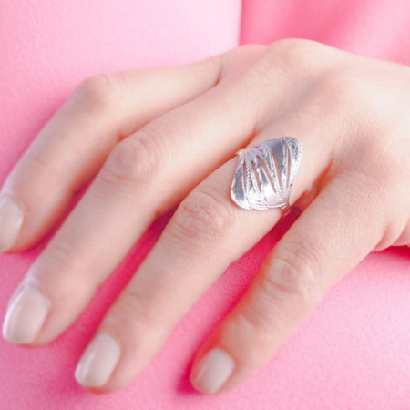 Ezüst gyűrű - kézi gravírozással | Argento-ekszer.hu