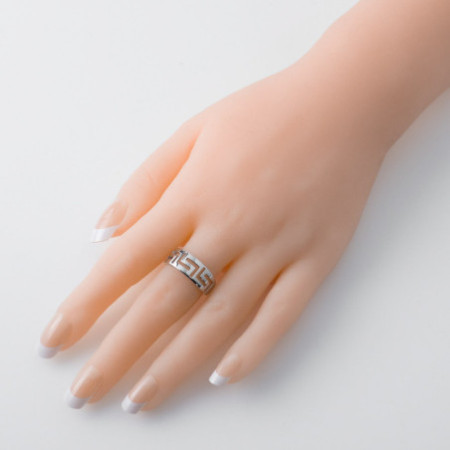 Ezüst gyűrű - görög mintával | Argento-ekszer.hu