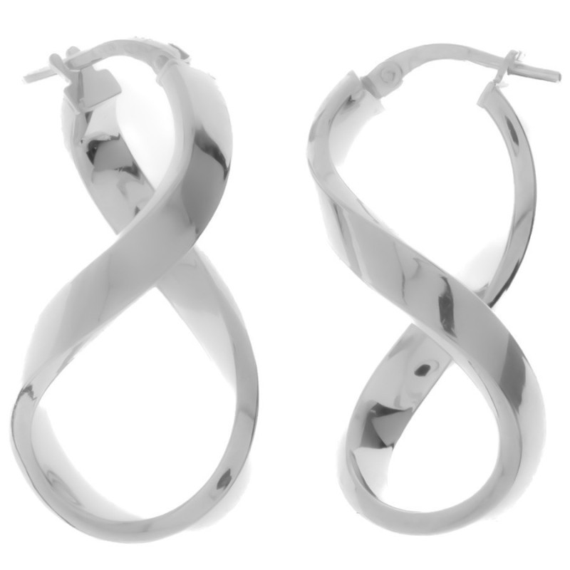 Ezüst karika fülbevaló | Argento-ekszer.hu