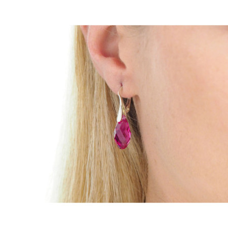 Ezüst fülbevaló - Swarovski-kristály | Argento-ekszer.hu