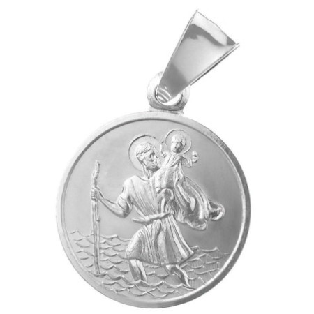 Ezüst medál - szent Kristóf | Argento-ekszer.hu