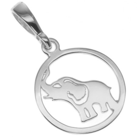 Ezüst medál - elefánt | Argento-ekszer.hu