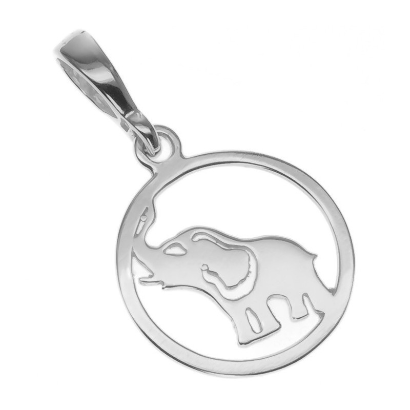 Ezüst medál - elefánt | Argento-ekszer.hu