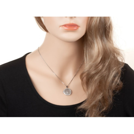 Ezüst medál fényképre - életfa, átlátszó kerek cirkóniák | Argento-ekszer.hu Ezüst medál fényképre - életfa, átlátszó kerek cirkóniák | Argento-ekszer.hu