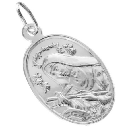 Ezüst medál - szent Rita | Argento-ekszer.hu