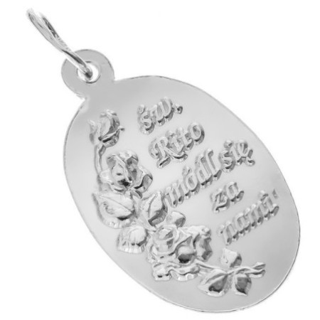 Ezüst medál - szent Rita | Argento-ekszer.hu