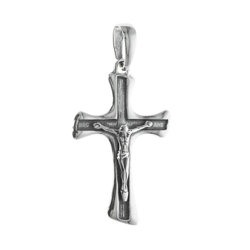 Ezüst medál - kereszt Jézussal | Argento-ekszer.hu Ezüst medál - kereszt Jézussal | Argento-ekszer.hu