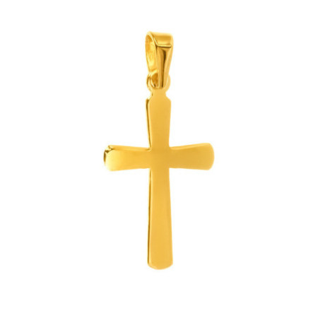 Aranyozott ezüst medál - kereszt | Argento-ekszer.hu