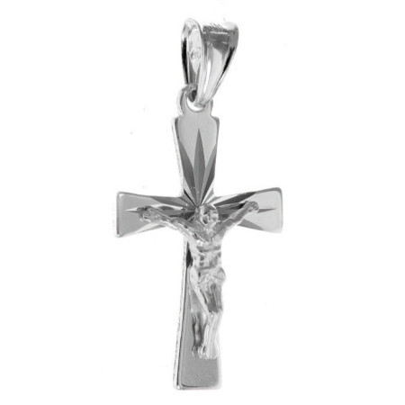Ezüst medál - kereszt Jézussal | Argento-ekszer.hu